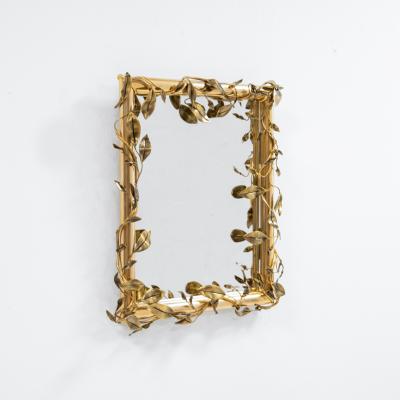 Robert Goossens Foliage Mirror by Robert Goossens in 1980 circa