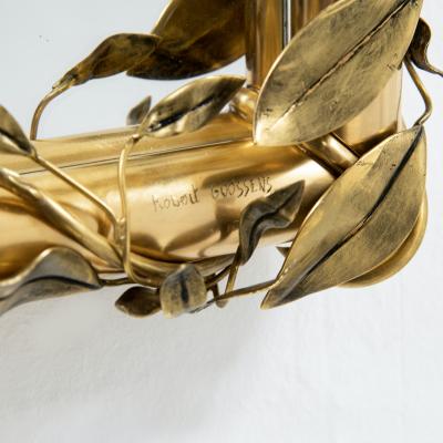 Robert Goossens Foliage Mirror by Robert Goossens in 1980 circa