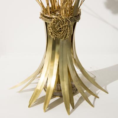 Robert Goossens Gerbe de bl sculpture
