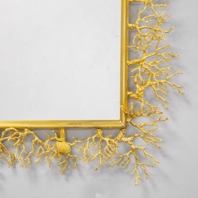 Robert Goossens Miroir Corail et Coquillages 