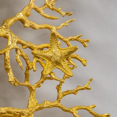 Robert Goossens Miroir Corail et Coquillages 