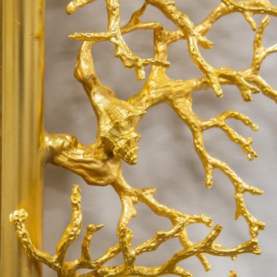 Robert Goossens Miroir Corail et Coquillages 