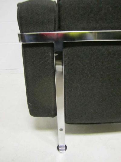 Robert Haussmann Robert Haussmann Stendig Upholstery and Steel Lounge Chair Mid Century Modern
