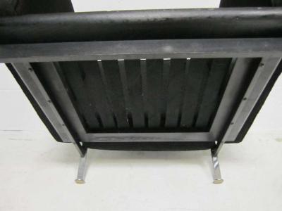 Robert Haussmann Robert Haussmann Stendig Upholstery and Steel Lounge Chair Mid Century Modern