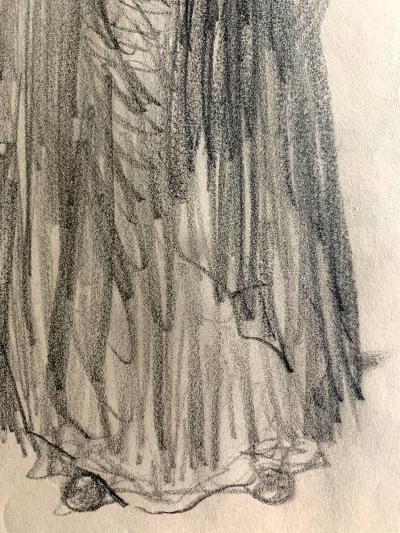 Robert Henri Framed Figurative Drawing by Robert Henri Ashcan School