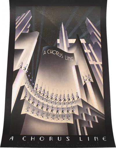Robert Hoppe A Chorus Line Lithograph By Robert Hoppe