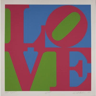 Robert Indiana A Garden of Love by ROBERT INDIANA