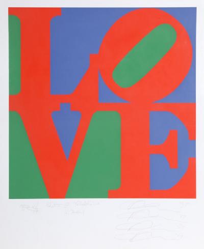 Robert Indiana Philadelphia Love Proof 