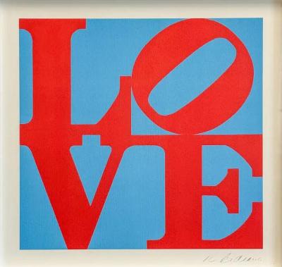 Robert Indiana Robert Indiana Philadelphia Love Pop Art Limited Edition Lithograph Signed