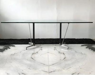 Robert Josten Postmodern Industrial Dining Table Designed by Robert Josten