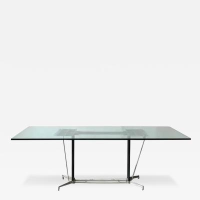 Robert Josten Postmodern Industrial Dining Table Designed by Robert Josten