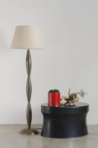 Robert Kuo Baluster Floor Lamp Moss Webb Design Cloisonn by Robert Kuo Limited Edition