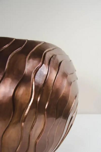 Robert Kuo Cascade Design Low Drum Stool by Robert Kuo Limited Edition Customizable