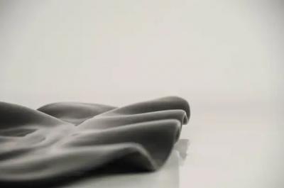 Robert Kuo Contemporary Black Lacquer Banana Leaf Sculpture by Robert Kuo Limited Edition