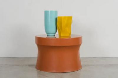 Robert Kuo Contemporary Mila Lacquer Dong Shan Table by Robert Kuo Limited Edition