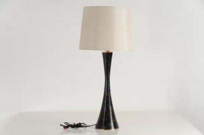 Robert Kuo Coronet Lamp Tang Grass Design Cloisonn by Robert Kuo Handmade Limited