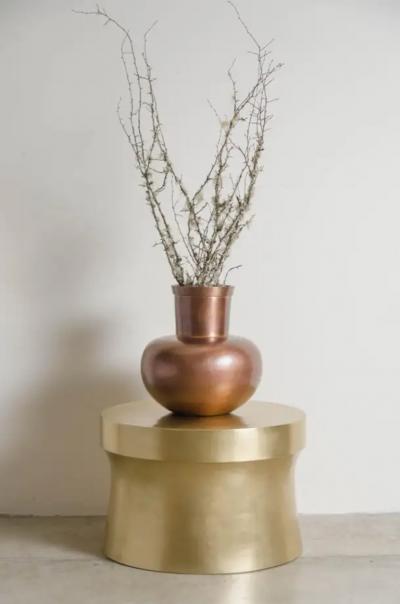 Robert Kuo Da Hu Copper Jar Antique Copper by Robert Kuo Hand Repouss Limited Edition