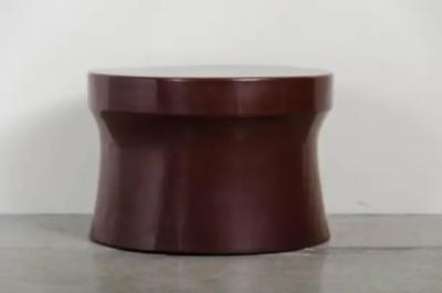 Robert Kuo Dong Shan Table Red Bean Lacquer by Robert Kuo Hand Repouss Limited Edition