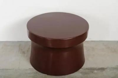 Robert Kuo Dong Shan Table Red Bean Lacquer by Robert Kuo Hand Repouss Limited Edition