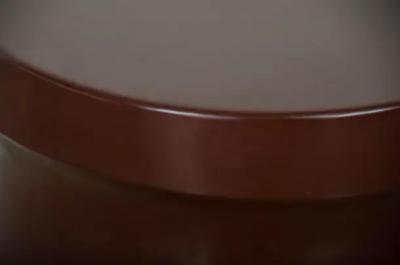 Robert Kuo Dong Shan Table Red Bean Lacquer by Robert Kuo Hand Repouss Limited Edition