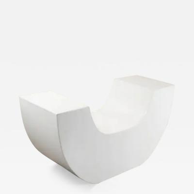 Robert Kuo Huang Chair Cream Lacquer by Robert Kuo Limited Edition