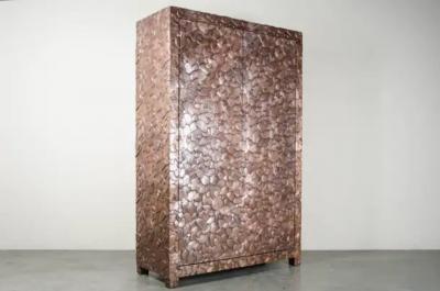 Robert Kuo Isola Design Armoire Copper by Robert Kuo Limited Edition