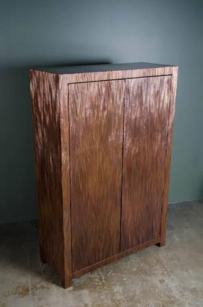 Robert Kuo Pleats Armoire by Robert Kuo Limited Edition Customizable