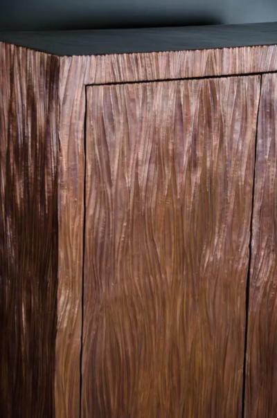 Robert Kuo Pleats Armoire by Robert Kuo Limited Edition Customizable