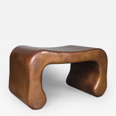 Robert Kuo Pong Leg Seat Copper by Robert Kuo Limited Edition In Stock