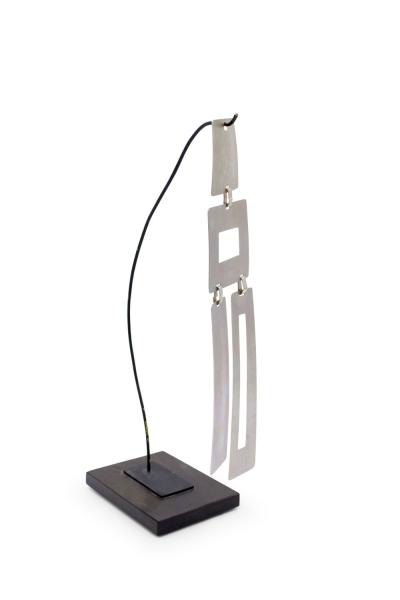 Robert Lee Morris Mobile Nickel Panel Sculpture