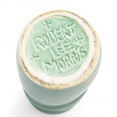 Robert Lee Morris Robert Lee Morris Celadon Ceramic Vase 1