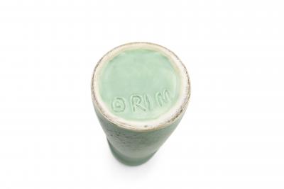 Robert Lee Morris Robert Lee Morris Celadon Ceramic Vase