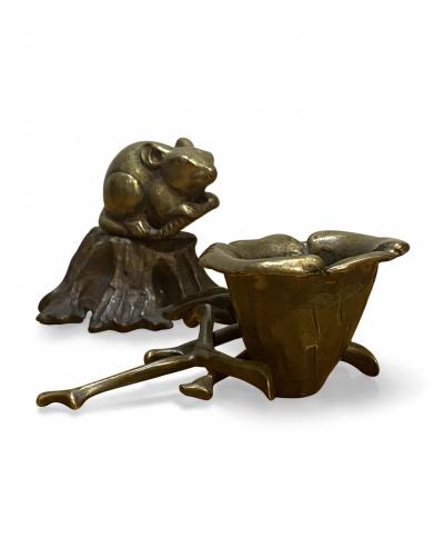 Robert Lee Morris Robert Lee Morris Mouse On Stump Candle Holder
