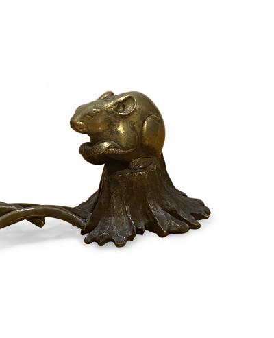 Robert Lee Morris Robert Lee Morris Mouse On Stump Candle Holder