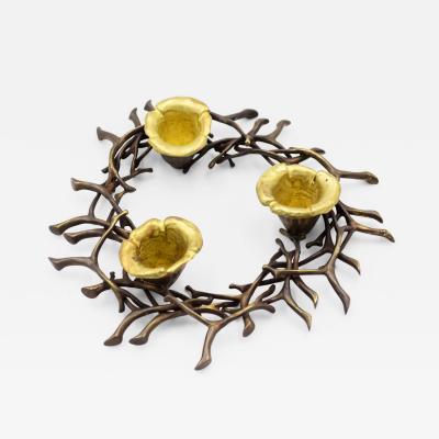 Robert Lee Morris Triple Candle Holder 