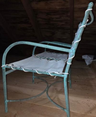 Robert Lewis Robert Lewis Copper Tube Settee Santa Barbara Studio CA 1940s