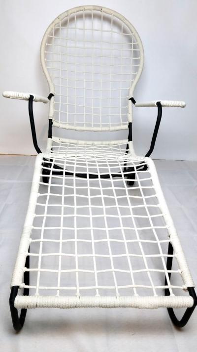 Robert Lewis Robert Lewis Rare Type Outdoor Chaise Santa Barbara CA 1930s