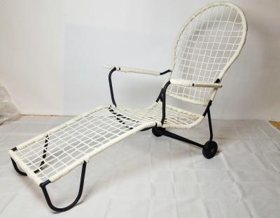 Robert Lewis Robert Lewis Rare Type Outdoor Chaise Santa Barbara CA 1930s