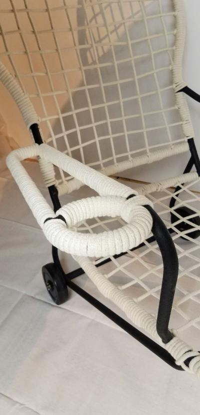 Robert Lewis Robert Lewis Rare Type Outdoor Chaise Santa Barbara CA 1930s