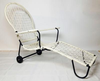 Robert Lewis Robert Lewis Rare Type Outdoor Chaise Santa Barbara CA 1930s