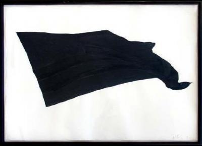 Robert Longo Black Flag