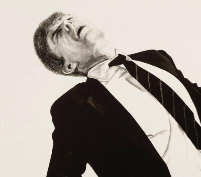 Robert Longo Edmund from Men in the Cities 1985