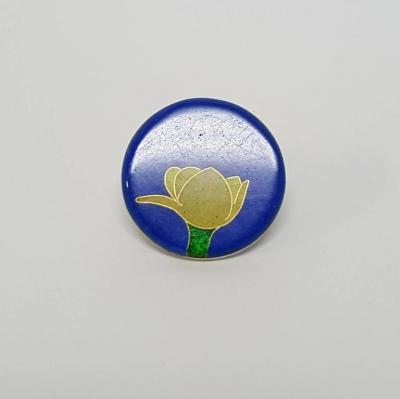 Robert M Kulicke Flower Pin Tie Tack 1962