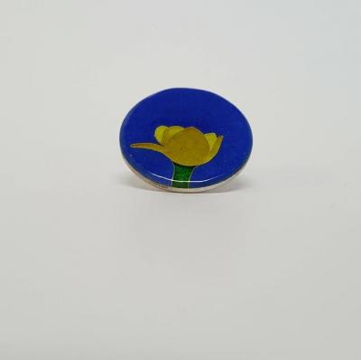 Robert M Kulicke Flower Pin Tie Tack 1962