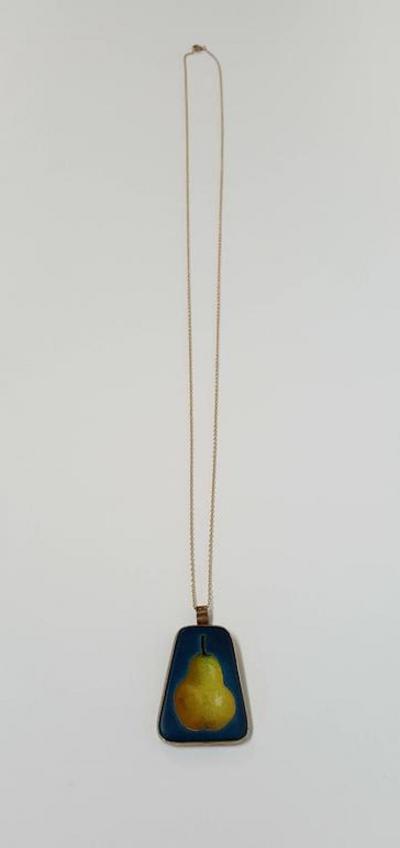 Robert M Kulicke Pear Pendant 1966