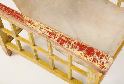 Robert Mallet Stevens Robert Mallet stevens Hammock Chair France 1925 Original Canvas Paint