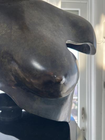 Robert Marcus AMAZING MODERNIST BRONZE TORSO BY ROBERT MARCUS