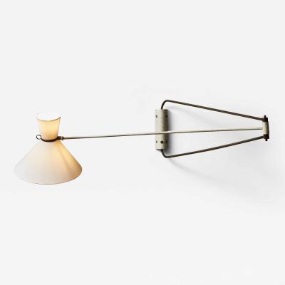 Robert Mathieu Large Robert Mathieu Extending Arm Wall Sconce