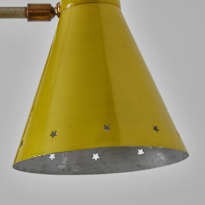 Robert Mathieu Rare 1950s Robert Mathieu 5 Shade Multi Color Chandelier