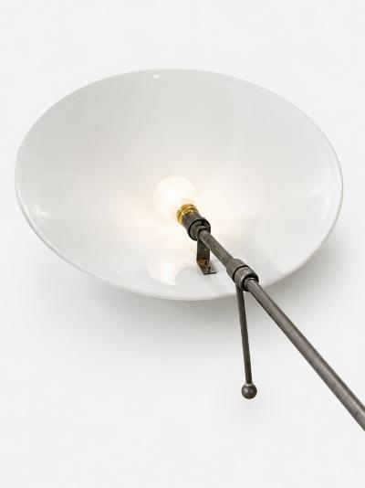 Robert Mathieu Swivel wall sconce with pendulum arm by Robert Mathieu circa 1957 1958